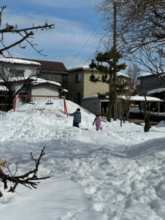雪遊び(^^)